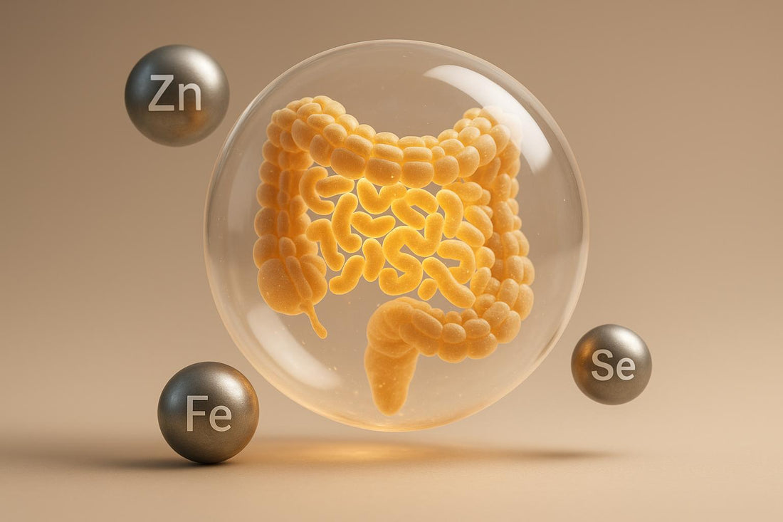How Zinc, Iron, Selenium Shape Microbiome